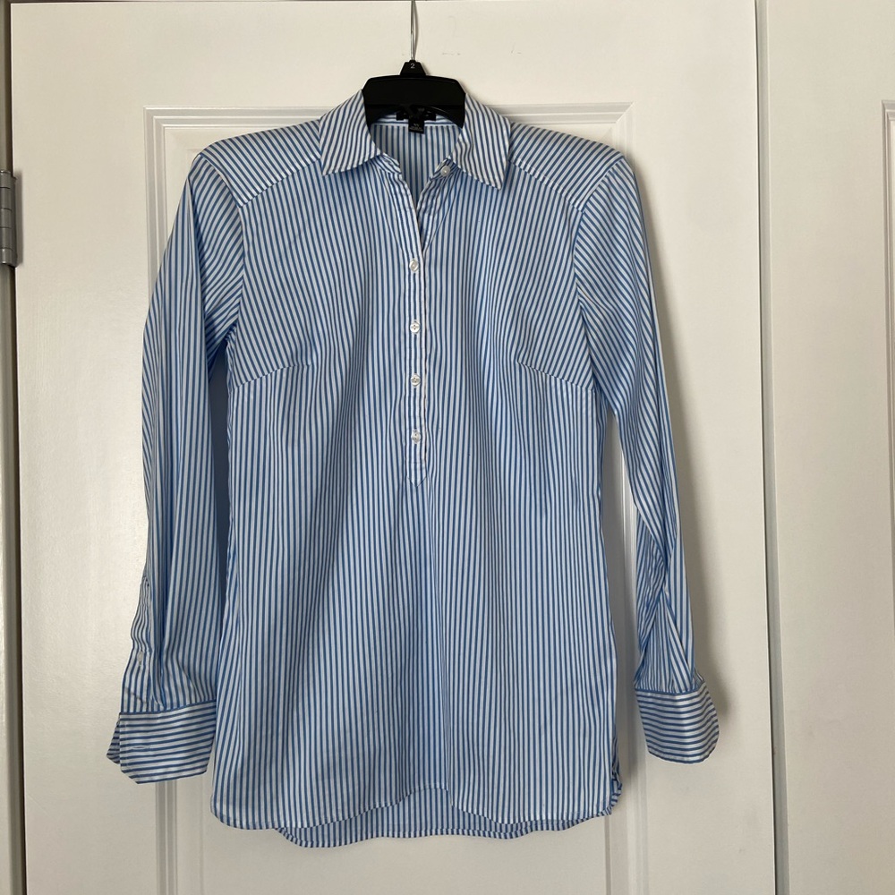 Blue stripped blouse